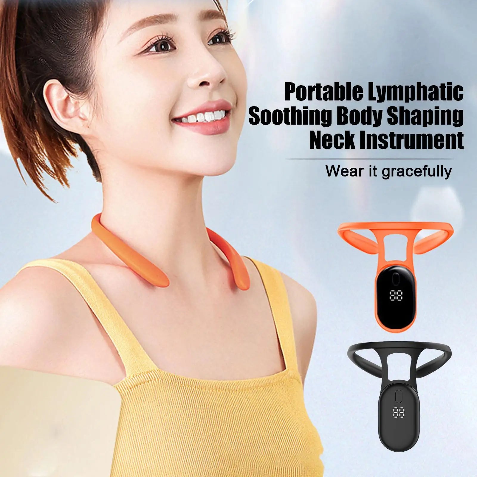 Soothing Body Slimory Ultrasonic Lymphatic Soothing Neck Massager