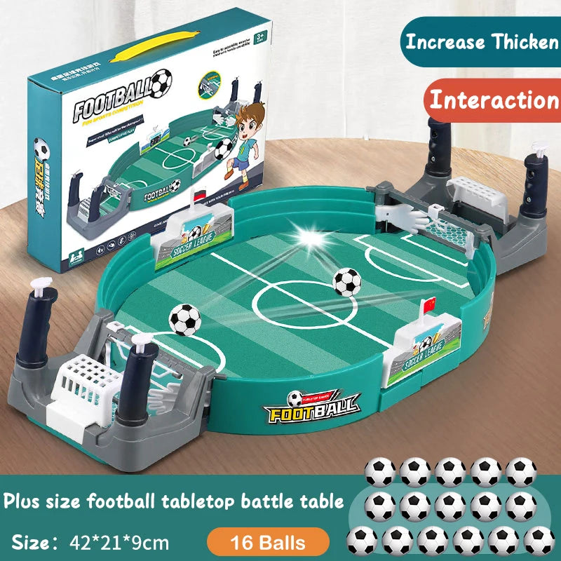 Portable Tabletop Soccer & Hockey Game – Interactive Family Fun, Mini Football Board Game for Kids & Adults, Indoor & Outdoor Party Gift