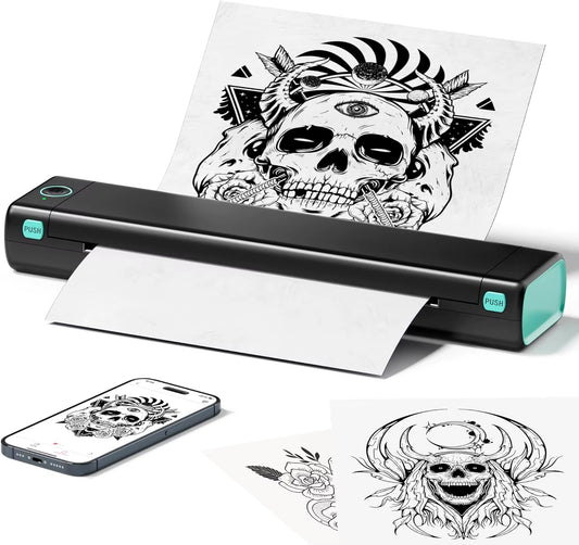 Wireless Tattoo Stencil Printer – Portable, Ink-Free, High-Quality Thermal Transfer Machine