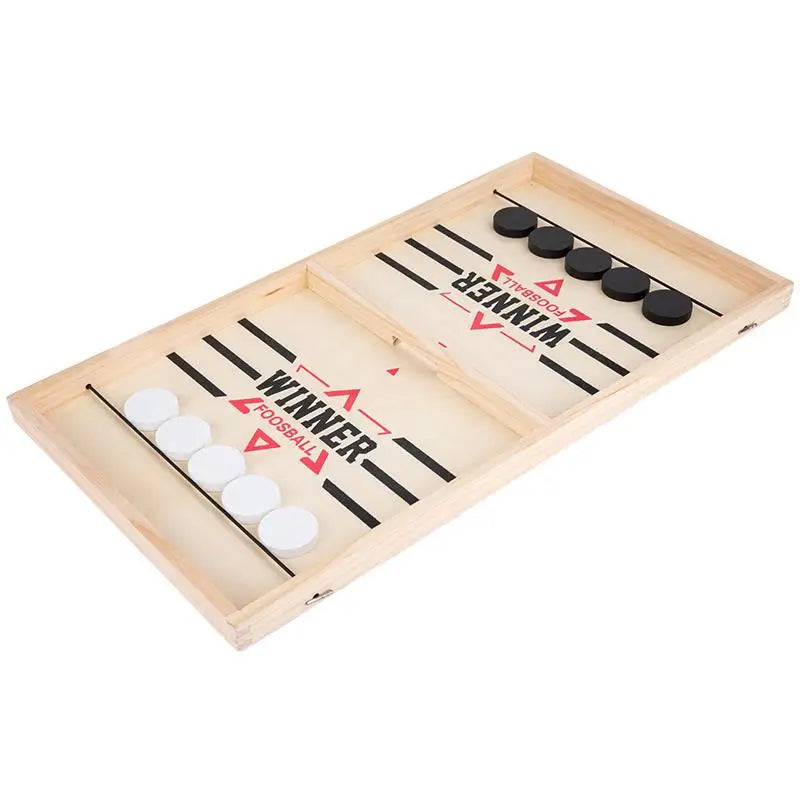 Foosball Winner Game Table – Fast Sling Puck Board Game for Kids and Adults | Parent-Child Interactive Toy | Fun Hockey Game