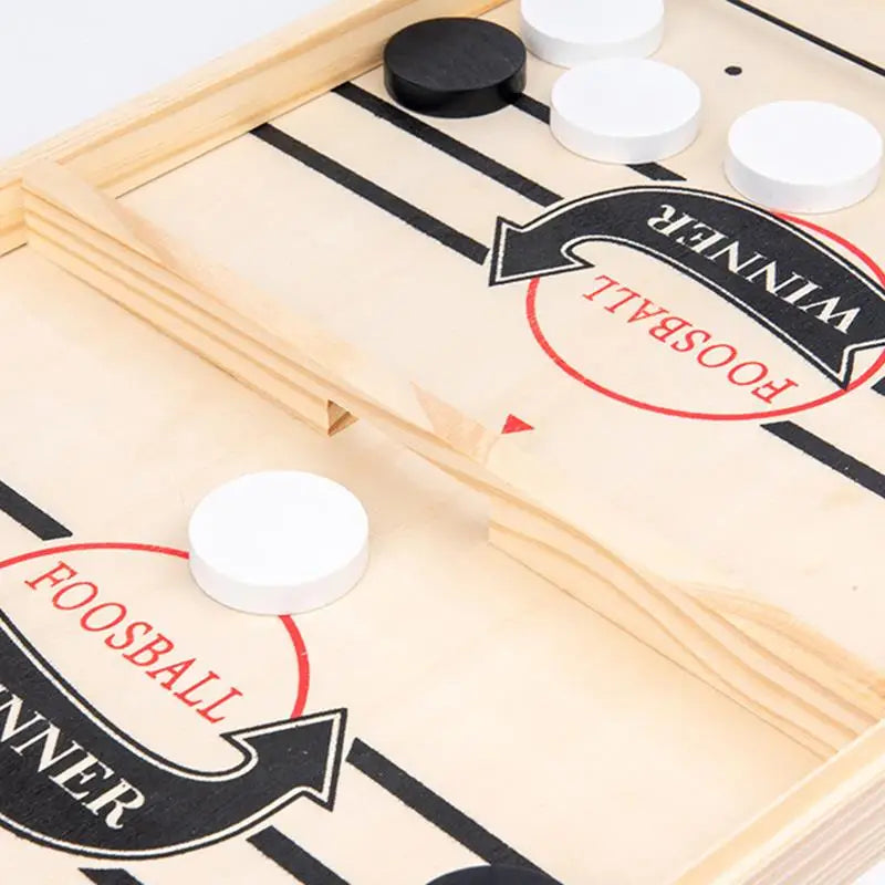 Foosball Winner Game Table – Fast Sling Puck Board Game for Kids and Adults | Parent-Child Interactive Toy | Fun Hockey Game