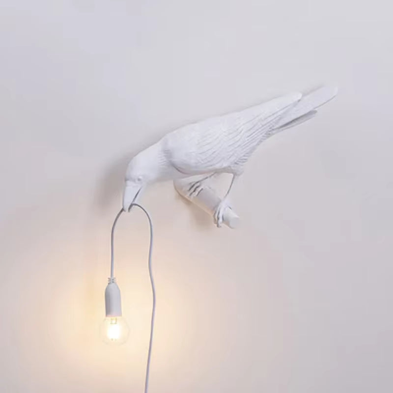 Modern Lucky Bird Table Lamp | Creative Resin Animal Light for Bedroom, Living Room & Home Decor | LED E12 Lighting Fixture