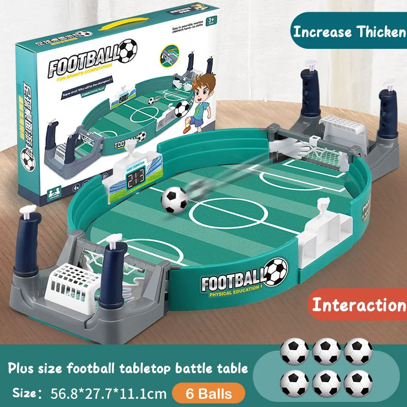 Portable Tabletop Soccer & Hockey Game – Interactive Family Fun, Mini Football Board Game for Kids & Adults, Indoor & Outdoor Party Gift