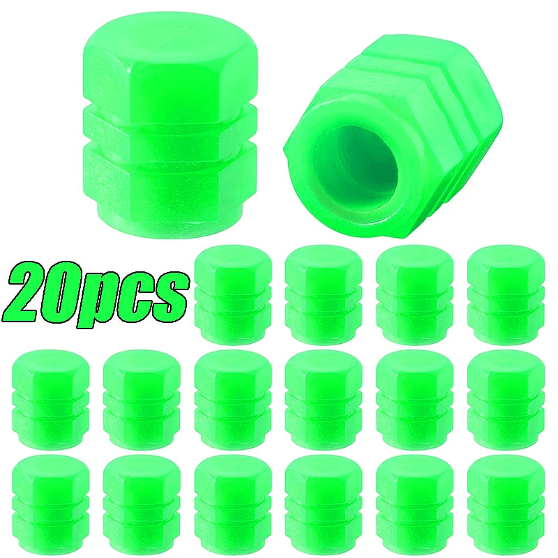 ✨ GlowRider Luminous Tire Valve Caps ✨ – 10-40PCS Glow-in-the-Dark Wheel Valve Caps for Cars, Motorcycles & Bikes – Fluorescent Tire Stem Decor (Green, Blue, Pink, Orange)