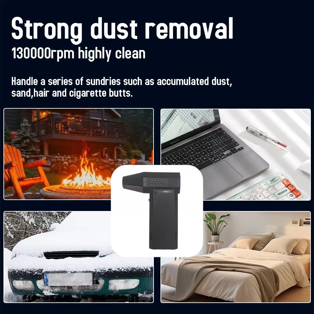 Ultimate Mini Turbo Jet Fan – 130,000 RPM Electric Air Duster for Effortless Cleaning!