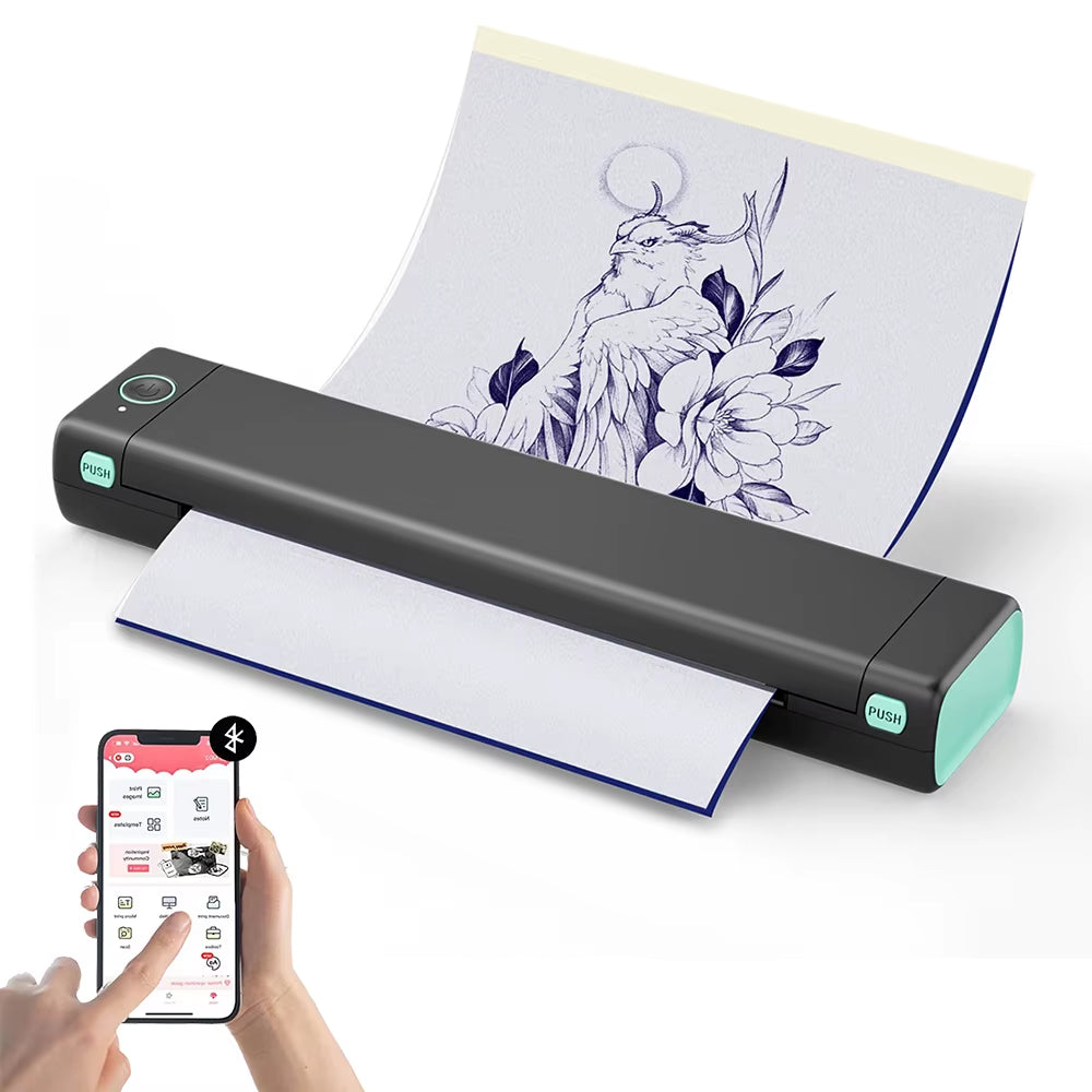 Wireless Tattoo Stencil Printer – Portable, Ink-Free, High-Quality Thermal Transfer Machine