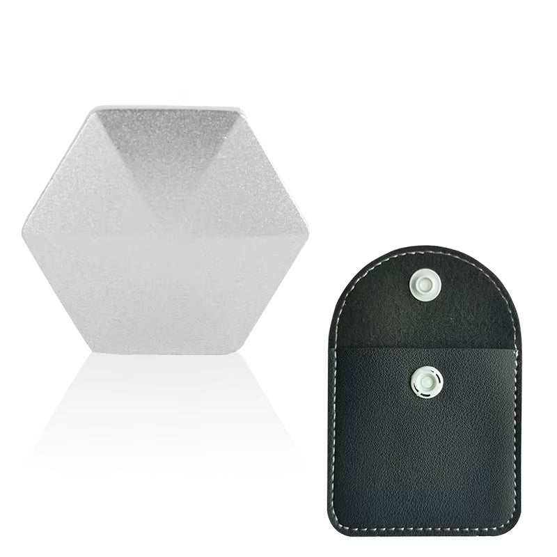 Flipo Flip Alloy Square Hexagonal Rotating Kinetic Desk Fidget Toy | Anti-Stress Relief Spinner for Adults & Children