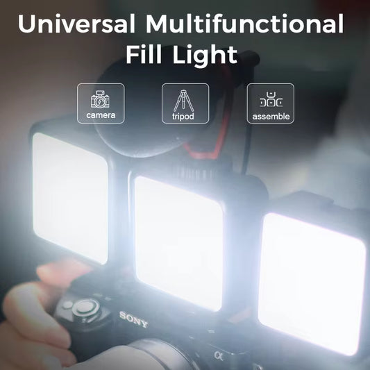 VL81 LED Video Light | 3200-5600K Adjustable Mini Vlog Fill Light – 3000mAh Rechargeable Panel for Photography & Video