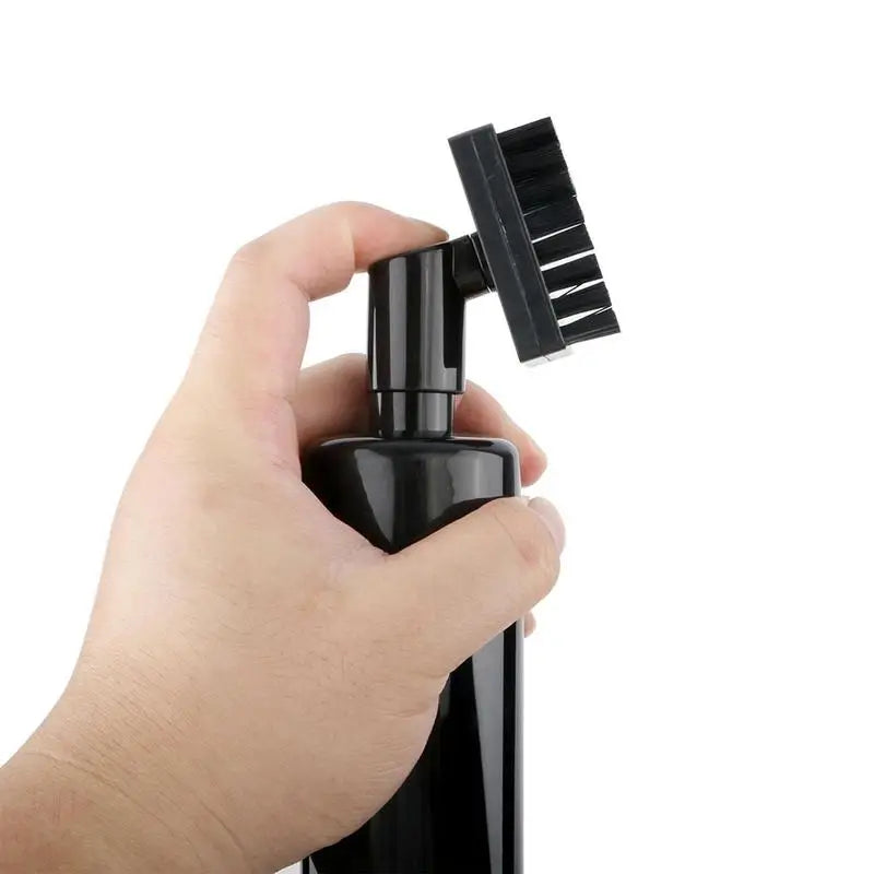 Golf Club Cleaning Brush with Press-Type Water Dispenser | Portable Golf Club Groove Cleaner with Retractable Lanyard