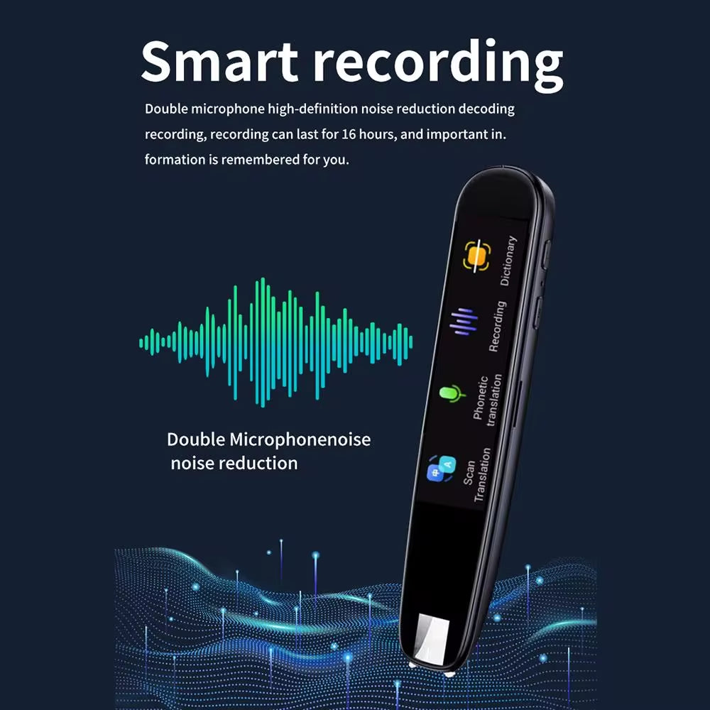 Smart Translation Pen – 123-Language Scanner & Offline Translator for Teachers & Students | Instant Speech, Text, & Photo Translation