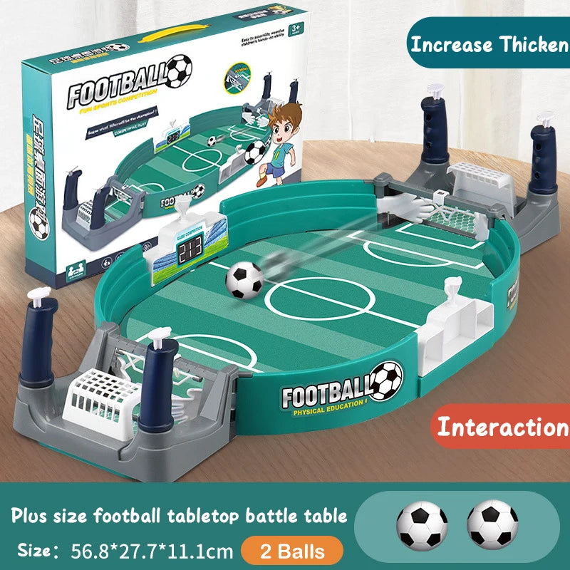 Portable Tabletop Soccer & Hockey Game – Interactive Family Fun, Mini Football Board Game for Kids & Adults, Indoor & Outdoor Party Gift